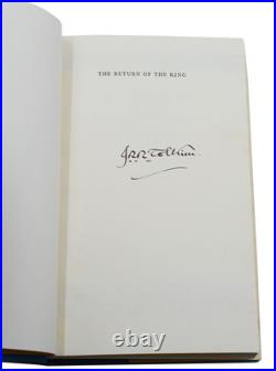 The Hobbit & The Lord of the Rings Trilogy SIGNED by J. R. R. TOLKIEN 4X JRR