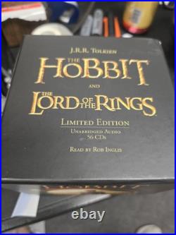 The Hobbit and Lord Of The Rings / Tolkien / Limited Edition 56 CDs Rob Inglis