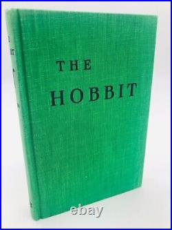 The Hobbit by JRR Tolkien 1966 1st American Edition 36th Printing Green Cover