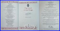 The LORD Of THE RINGS by J. R. R. Tolkien Illustrated Deluxe Ed First Edition