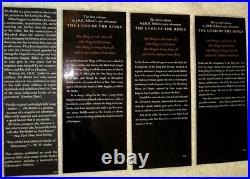 The LORD Of The RINGS Trilogy and The Hobbit by JRR Tolkien Custom Slipcase& DJs