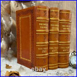 The Lord Of The Rings (3 Book Set) Premium Leather Bound
