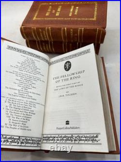 The Lord Of The Rings (3 Book Set) Premium Leather Bound