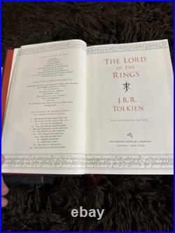 The Lord Of The Rings 50th Anniversary Edition FIRST EDITION with map