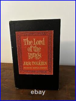 The Lord Of The Rings Box Set JRR Tolkien 2nd Edition 1965 12/11/11 Printing