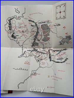 The Lord Of The Rings Collectors Edition J R R Tolkien Map Slipcase 2nd Print