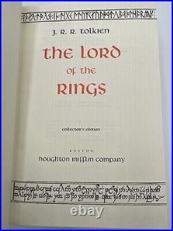 The Lord Of The Rings Collectors Edition J R R Tolkien Map Slipcase 2nd Print