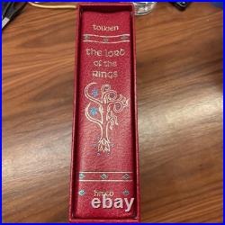 The Lord Of The Rings J. R. R. TOLKIEN 1974 Collector's 2nd Ed Map/Slip 1st Print