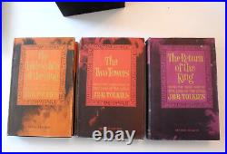 The Lord Of The Rings Second Edition Rev. Tolkien 3-Vol Boxed Set with DJs & Maps