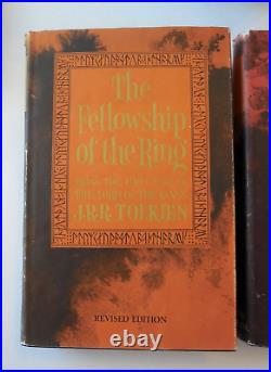 The Lord Of The Rings Second Edition Rev. Tolkien 3-Vol Boxed Set with DJs & Maps