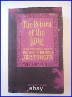 The Lord Of The Rings Second Edition Rev. Tolkien 3-Vol Boxed Set with DJs & Maps