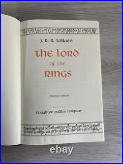 The Lord Of The Rings Tolkien Houghton Mifflin Collection Edition 1987