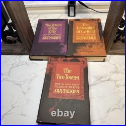 The Lord Of The Rings Trilogy-1965 Revised 2nd Ed. Red Box/Maps/DJ's