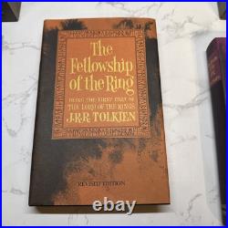 The Lord Of The Rings Trilogy-1965 Revised 2nd Ed. Red Box/Maps/DJ's