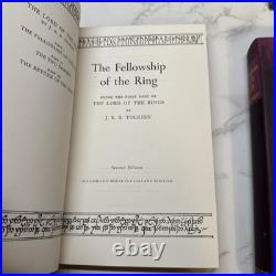 The Lord Of The Rings Trilogy-1965 Revised 2nd Ed. Red Box/Maps/DJ's