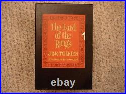 The Lord Of The Rings Trilogy Box set revised second ED J. R. R. Tolkien HC maps