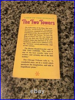 The Lord Of The Rings Two Towers/Return King Ace Unauthorized Paperback Set