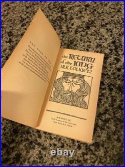 The Lord Of The Rings Two Towers/Return King Ace Unauthorized Paperback Set