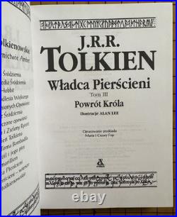 The Lord Of The Rings + by J. R. R. Tolkien (Polish Edition, HC, 4 Volumes, 2001)
