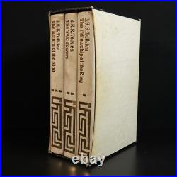 The Lord Of The Rings by JRR Tolkien Folio Society White 1977 3vol Set 1st Ed