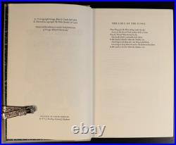 The Lord Of The Rings by JRR Tolkien Folio Society White 1977 3vol Set 1st Ed