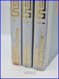 The Lord of The Rings 3 vol JRR Tolkien Folio Society White 1979 set The Lord of The Rings 3 vol JRR Tolkien Folio Society White 1979 set