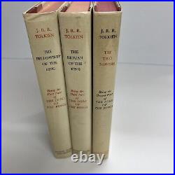 The Lord of The Rings First Editions J R R Tolkien 9, 10, 12 Impressions
