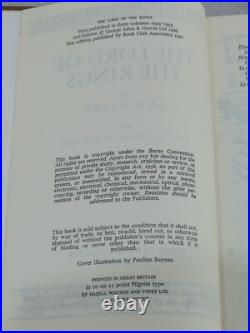 The Lord of The Rings J. R. R Tolkien London Book Club Associates (1971, Hardback)