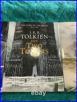 The Lord of The Rings JRR Tolkien Alan Lee Illustrated Hardback Box Set 2002