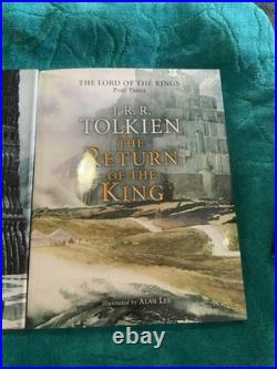 The Lord of The Rings JRR Tolkien Alan Lee Illustrated Hardback Box Set 2002