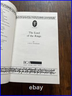 The Lord of The Rings JRR Tolkien Special Edition Gandalf Hardcover 1994 1st Ed