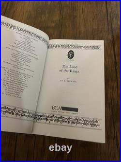 The Lord of The Rings JRR Tolkien Special Edition Gandalf Hardcover 1994 1st P
