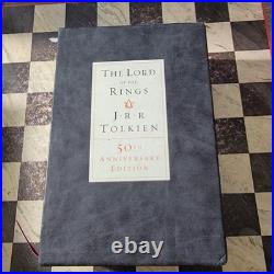 The Lord of The Rings Tolkien Trilogy 50th Anniversary Edition Hardcover withMaps