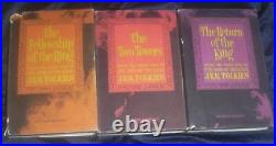 The Lord of the Rings 1965 J. R. R. Tolkien 3 Vol set w RARE DJs and Slipcase