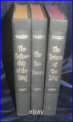 The Lord of the Rings 1965 J. R. R. Tolkien 3 Vol set w RARE DJs and Slipcase