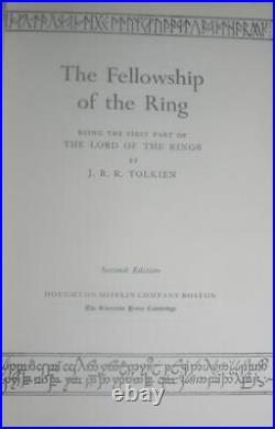 The Lord of the Rings 1965 J. R. R. Tolkien 3 Vol set w RARE DJs and Slipcase