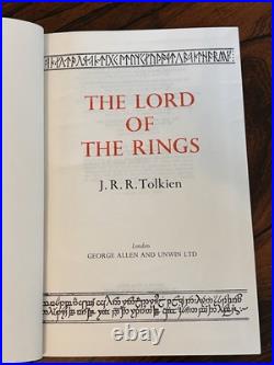 The Lord of the Rings, 1974, 4th Impression. Tolkien deluxe Edition. India Paper