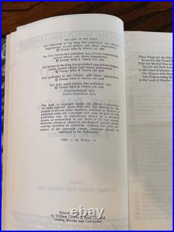 The Lord of the Rings, 1974, 4th Impression. Tolkien deluxe Edition. India Paper