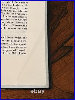 The Lord of the Rings, 1974, 4th Impression. Tolkien deluxe Edition. India Paper