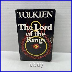 The Lord of the Rings 1977 5th Impression Unwin 3 Paperback Book Set Tolkien