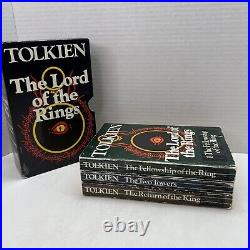 The Lord of the Rings 1977 5th Impression Unwin 3 Paperback Book Set Tolkien