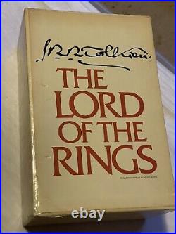 The Lord of the Rings 3-Book Hardcover Set with Slipcase -with Maps