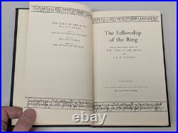 The Lord of the Rings 3 Book Houghton Mifflin Box Set