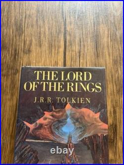 The Lord of the Rings 3 In 1 Volume Set By J. R. R. Tolkien Hardback 1989 Rare