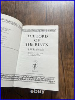 The Lord of the Rings 3 In 1 Volume Set By J. R. R. Tolkien Hardback 1989 Rare