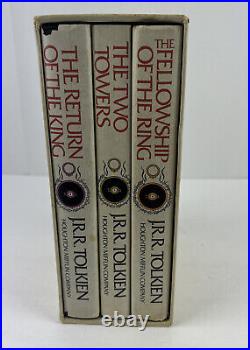 The Lord of the Rings 3 Volume Books Box Set by J. R. R. Tolkien Hard Back 1978