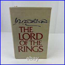 The Lord of the Rings 3 Volume Books Box Set by J. R. R. Tolkien Hard Back 1978