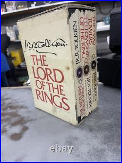 The Lord of the Rings 3 Volume Box Set by J. R. R. Tolkien Hard Cover 1978
