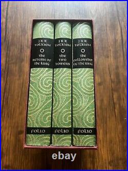 The Lord of the Rings 3 volumes J. R. R. Tolkien Folio Society 2001 VGC