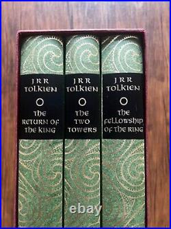 The Lord of the Rings 3 volumes J. R. R. Tolkien Folio Society 2001 VGC